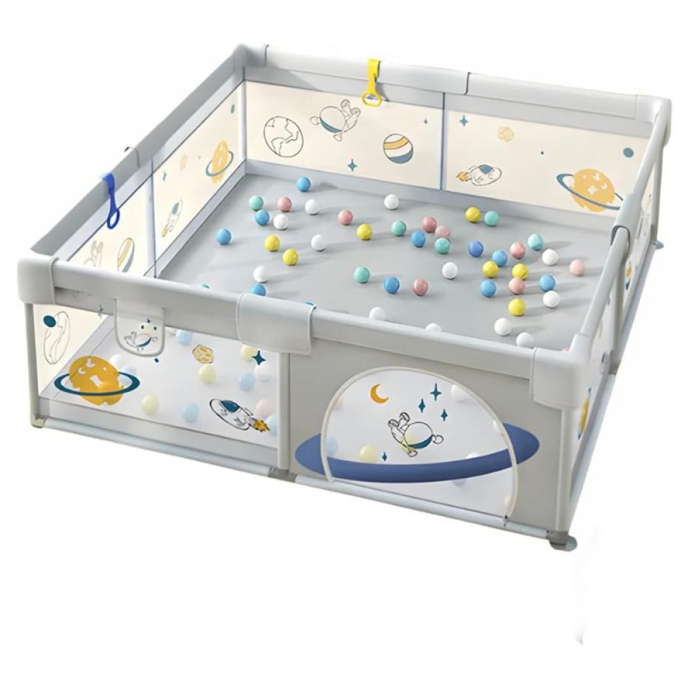 TAESTAR Baby Playpen with Anti-Collision, Safety Yard (Cartoon, 1.6x2.0M)