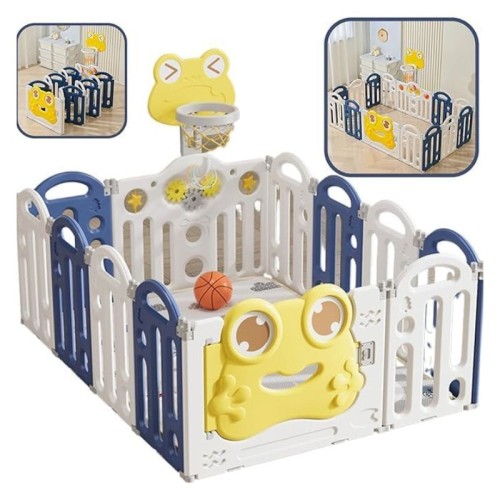 Frog Panel Playpen – Fun and Safe Play Area for Babies and Toddlers