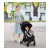 Folding Infant Travel Pushchair with Storage Basket - Black