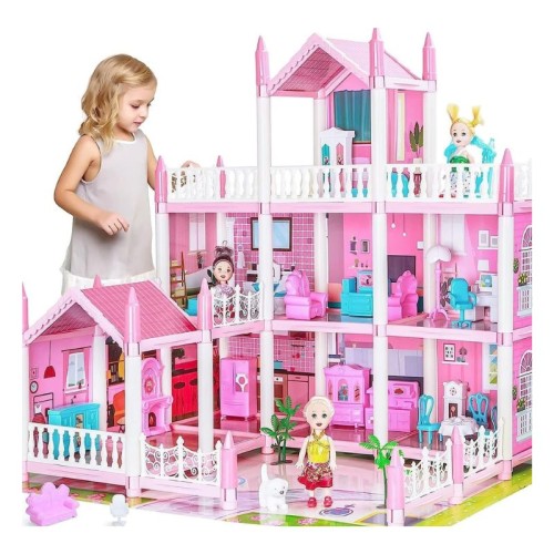 Princess Doll House Dreamhouse for Girls – Elegant, Customizable, and Imaginative Play Set