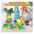 Magnetic Dinosaur Building 56 Tiles - STEM Construction Toy for Kids