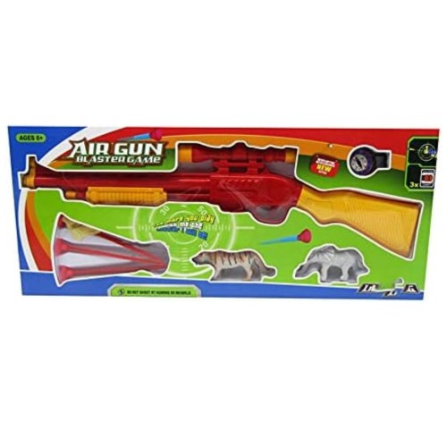 Lightning Air Gun Blaster Game with 3 Arrows – Includes Tiger and Elephant Targets