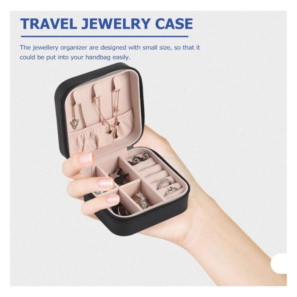 Portable Travel Ring Box for Necklaces and Other Accessories - Small