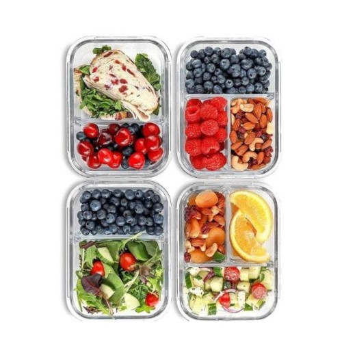 Standard Glass Lunch Box Microwave Oven Safe Food Containers