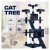 Cat Tree House with Sisal Scratching Post