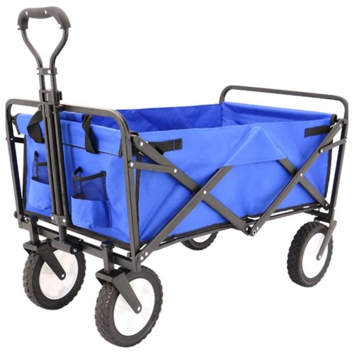 Foldable Garden Trolley Handcart – Large Capacity for Easy Transport