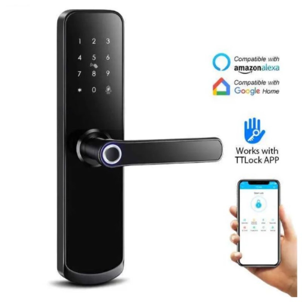 Smart Lock - Electronic Door Lock with Bluetooth and Digital Keyboard