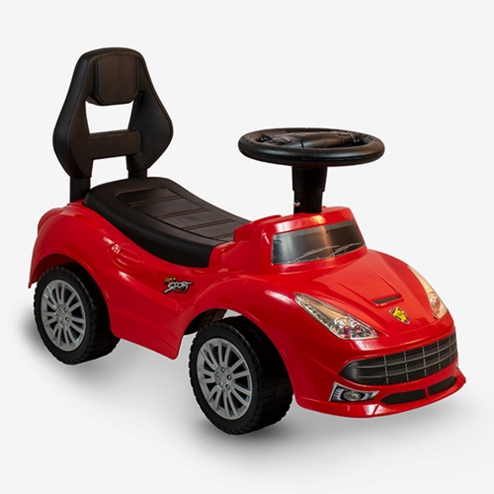 Red Sports Rider Ride-On Toy Car with Music for Kids - Safe, Fun, and Durable