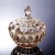 Elegant Crystal Glass Candy Storage Jar - Decorative Sugar Bowl for Home Kitchen