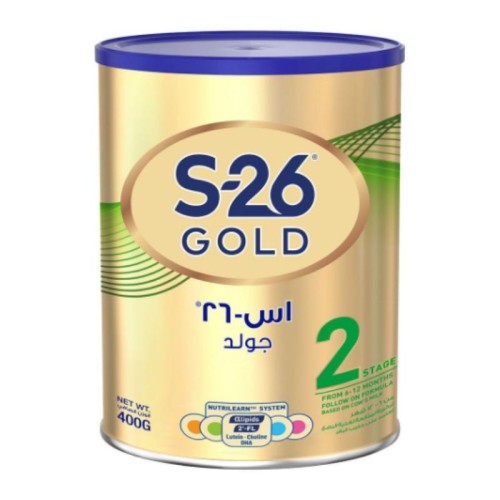 S-26 Gold Stage 2 Follow-On Milk Formula 400g - Nutrition for 6-12 Month Infants