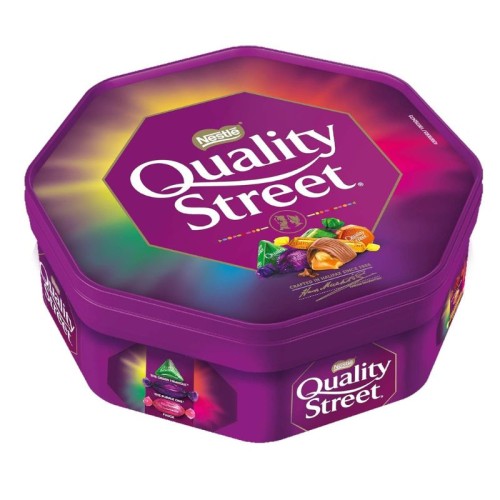 Quality Street Tub 600g - Assorted Milk & Dark Chocolates, Toffees for Sharing