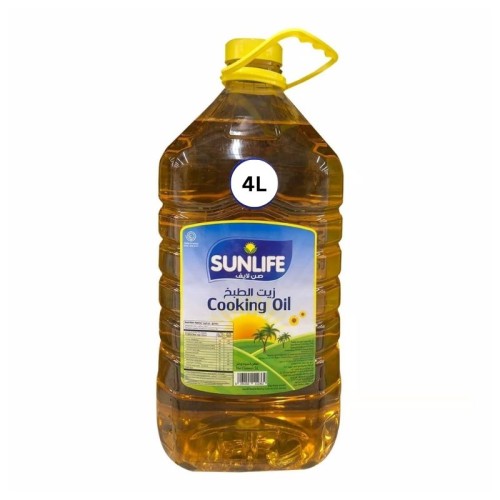 Sunlife Cooking Oil - 4L, Versatile and Neutral Flavor for Everyday Cooking