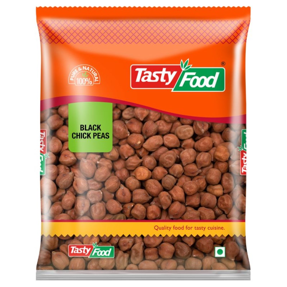 Tasty Food Black Chickpeas - 900g Pack, Protein-Rich and Nutritious Ingredient for Meals