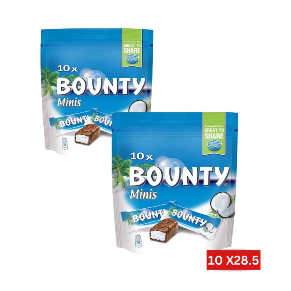 Bounty Minis 2Pack of 285g