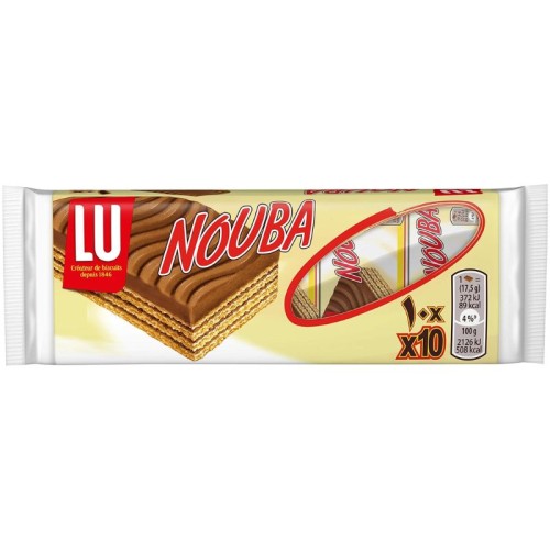 LU Nouba Wafer with Cocoa Filling – 10 x 17.5g Pack