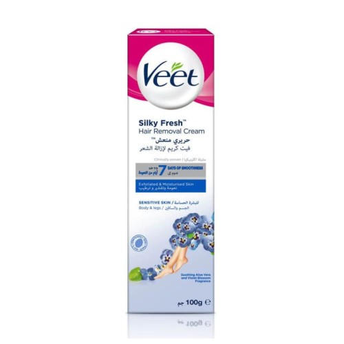 Veet Sensitive Skin Hair Removal Cream - Gentle, Soothing & Effective Hair-Free Finish