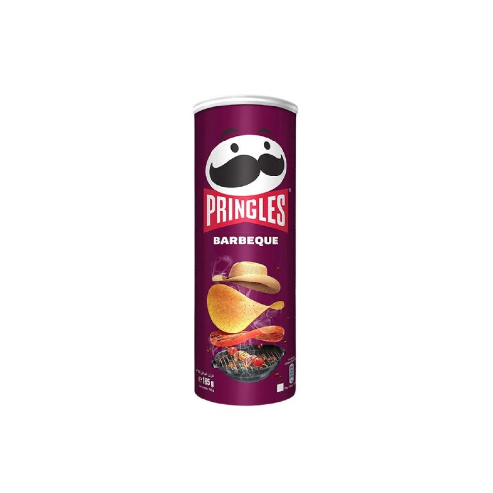 Pringles BBQ Flavored Chips, 165g