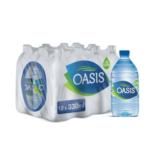 Oasis Mineral Water 330ml x 12 Bottles | Premium Hydration with Essential Minerals