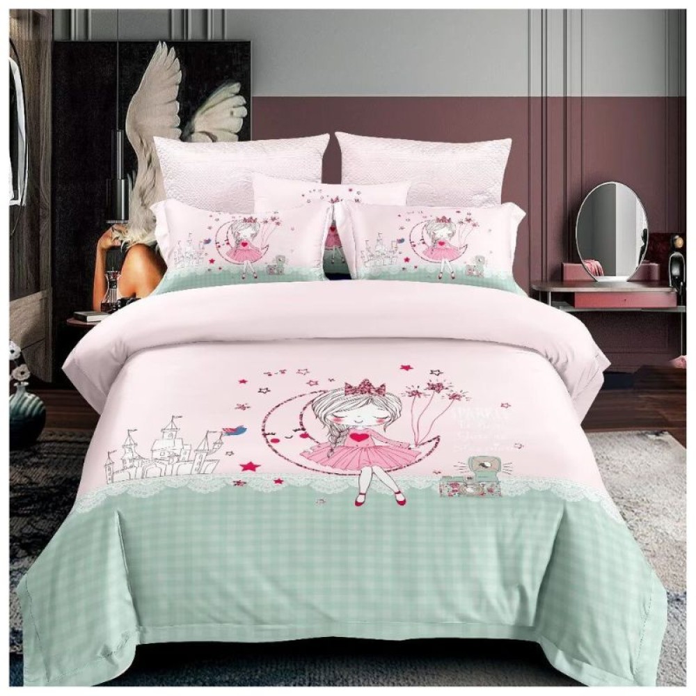 Ballet Girls Minimalist Duvet Cover Set| Elegant Fashion-Themed Bedding