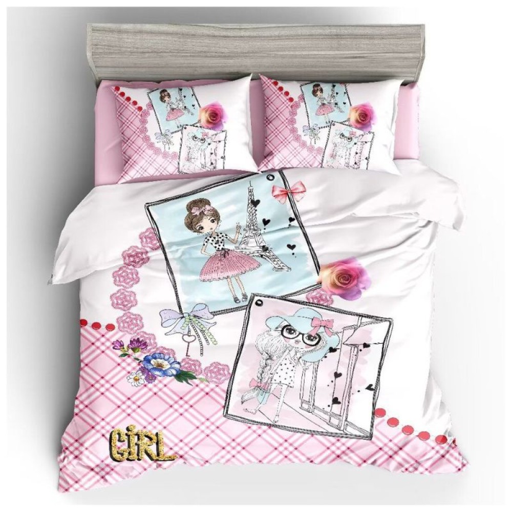 Paris Minimalist Fashion Duvet Cover Set | Chic & Stylish Bedding