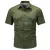 Men's Summer Quick-Dry Tactical Work Shirt, Short Sleeve Multi-Pocket Outdoor Cargo