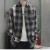 Long Sleeve Men's Plaid Cargo Shirt – 2024 Vintage Fashion with Pockets, Luxury Button Details