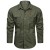 100% Cotton Cargo Shirt for Men | Long Sleeve, 2 Pocket, Outdoor Casual High-Quality Military Overshirt