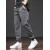 Spring/Summer Black & Blue Cargo Jeans for Men | Streetwear Denim Jogger Pants, Baggy Harem Style, Plus Size 6XL-8XL