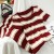 Color Matching Striped Long Skirt for Women - Sexy Round Neck Slim Hip Split Knit Dress