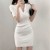 2024 Summer Women’s Short Sleeve Slim Knitted Dress - Casual Vacation Streetwear