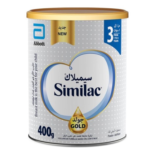 Similac-3 AD Gold Baby Milk Formula, 400g – Stage 3 Growth