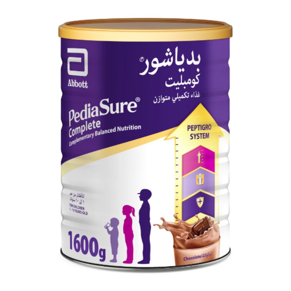 PediaSure Peptigro Chocolate Formula, 1600g – Growth Nutrition