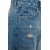 Trendyol Collection Blue Ripped High Waist Long Straight Jeans for Casual Style