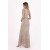 HOX'S Scarlet Asymmetrical Lapel Cut Out Chest Low-Cut Sequined One Shoulder Fish Evening Dress