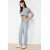 Trendyol Collection Light Gray High Waist Slim Mom Jeans for Chic Everyday Style