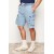 Blue Regular Fit Jeans with Cargo Pockets & Elastic Waist - Casual Comfort