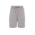 Gray Oversize Cargo Shorts with Hidden Cord & Rubber Waist – Comfortable & Casual