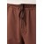 Oversize Brown Shorts with Rubber Waist & Hidden Cord – Casual Comfort