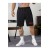 Relax Family XF Black Slim Fit Men's Sports Shorts – Quick-Drying, Printed for Basketball & Football