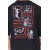 Black Oversize Back Printed Cotton T-Shirt – Crew Neck, Short Sleeve