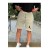 Men's Gray Slim Fit Cotton Football Player Printed Shorts