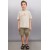 GRIMELANGE Yohan Boy Beige T-Shirt | Minimalist Style & Comfort