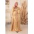 Modamartı Star Satin Evening Dress - Cape Fish Model Hijab Evening Dress