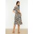 Trendyol Collection Floral Print A-Line Midi Dress with Balloon Sleeves – Feminine Elegance