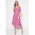 Trendyol Collection Floral Print A-Line Midi Dress with Balloon Sleeves – Feminine Elegance