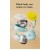 BABYBLOOM 5-Piece Silicone & Stainless Steel Baby Feeding Set - Suction Bowl, Cup, Straw, Spoon, Fork