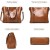 AMERTEER Women's PU Leather Tote Bag - Large Capacity Shoulder Handbag for Work & Travel