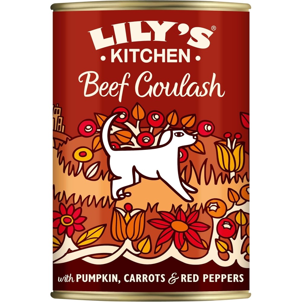 Lily's Kitchen Dog Beef Goulash Wet Food 400G | Nutritious Wet Food for Dogs