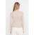 Trendyol Beige Slim Fit Ribbed High Collar Long Sleeve Knitted Blouse