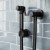 Biella™ Matte Black Wall-Mounted Shattaf Bidet Sprayer Set with Holder & Accessories